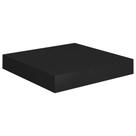 Prateleira de parede VidaXL Floating Black 23x24x4cm MDF Metal Prateleira de parede VidaXL Floating Black 23x24x4cm MDF Metal