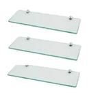 Prateleira de vidro 40 x 10 kit com 3 unidades - Sonharte