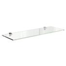 Prateleira de Vidro Belle Vidro 20x40cm com Suporte - VIDRIO-2040-INC - MULTIVISÃO