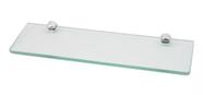 Prateleira De Vidro Incolor Reto 30 Cm Organizador Banheiro