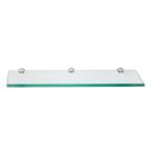Prateleira de vidro retangular 40cm Float glass T5174