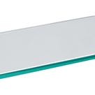 Prateleira de Vidro Tramontina Glass Reta com Suporte Injetado 400x200x8mm