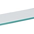Prateleira de Vidro Tramontina Glass Reta com Suporte Injetado 600x100x8mm