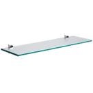 Prateleira de Vidro Tramontina Glass Reta com Suporte