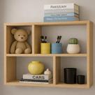 Prateleira Decorativa MDF Cru 70x90x20cm Nicho Sala Quarto Prateleira Decorativa MDF Cru 70x90x20cm Nicho Sala Quarto
