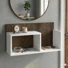Prateleira Decorativa Porta Temperos Suporte Madeira MDF Minimalista Quarto Cozinha Sala ou Banheiro Prateleira Decorativa Porta Temperos Suporte Madeira MDF Minimalista Quarto Cozinha Sala ou Banheiro