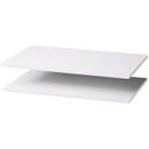 Prateleira Easy Track Create Collection Laminado de madeira branco 1,6x88,5x61 cm