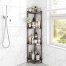 Prateleira ELYKEN Corner Shower Caddy de 4 camadas de metal à prova de ferrugem