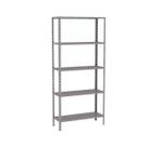 Prateleira Em Aço 90 Cm De Largura - 5 Bandejas-Linha Leve