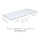 Prateleira em Mdf Branca de Parede 60x40 Com Suporte