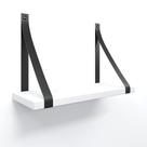 Prateleira em MDF Branco 40x15cm com Alça Prateleira em MDF Branco 40x15cm com Alça