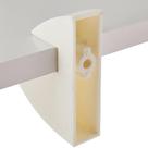 Prateleira em MDP com Suporte 20x40cm Branco - CLIP-2040-UV-BR - MULTIVISÃO