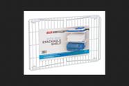 Prateleira empilhável dobrável extra profunda Caddy Grayline 44072