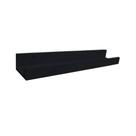 prateleira esmalteria simples 30 cm preto Hub18