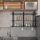 Prateleira estante estilo Industrial Cozinha prateleira de parede Prateleira industrial cozinha Prateleira industrial Prateleira estante estilo Industrial Cozinha prateleira de parede Prateleira industrial cozinha Prateleira industrial