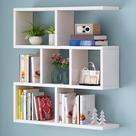 Prateleira Estante Sixteen 90x90x15cm em MDF Branco Clássico Sala e Quarto Sinanue