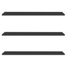 Prateleira Flutuante de Quarto Infantil Kit 3 Suporte Invisível 91cm Yara Preto - Lumil Prateleira Flutuante de Quarto Infantil Kit 3 Suporte Invisível 91cm Yara Preto - Lumil