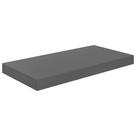 Prateleira flutuante montada na parede VidaXL High Gloss Grey 50x23x4cm Prateleira flutuante montada na parede VidaXL High Gloss Grey 50x23x4cm