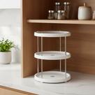 Prateleira Giratória 360 3 Andar Multiuso Organizador Rack