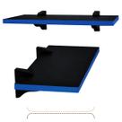 Prateleira Grande 65cm MDF Preto Decoração Sala Quarto Gamer Escritório