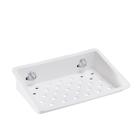 Prateleira Grudi com Ventosas 15x11x4cm Branca 10888/0007 - Coza