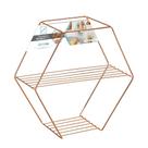 Prateleira Hexagonal rose gold Prateleira Hexagonal rose gold