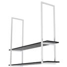 Prateleira Industrial Dupla De Teto Para Cozinha 60cm BP SF