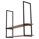 Prateleira Industrial Dupla De Teto Para Cozinha 60cm PM SF