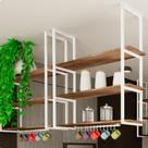 Prateleira Industrial Tripla Teto Ou Parede 60cm BM UN