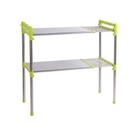 Prateleira inox ajustavel multifuncional organizador cozinha banheiro estante microondas sapateira rack portatil versati