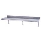 Prateleira Inox Benfati 110X30CM com 3 Suportes Mão Francesa 374
