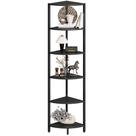 Prateleira IRCPEN CS-001BW 160 cm de altura, 6 camadas, canto, preta