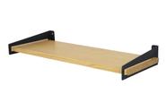 Prateleira Loop Nicho Decorativo 50x20cm Cozinha Sala Quarto Madeira