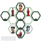 Prateleira LRANFOW 12, tela hexagonal que brilha no escuro Prateleira LRANFOW 12, tela hexagonal que brilha no escuro