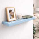 Prateleira Madeira Grossa Mdf Parede Suspensa Industrial Sala Quarto Cozinha Livros Organizadora Moderna Resistente Multiuso Nicho Estante Decoracao