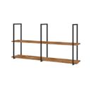 Prateleira Madeira Industrial Suspensa 140 cm Multiuso
