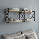 Prateleira MDF 150cm x 20cm de Parede Suporte Resistente Madeira
