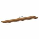 Prateleira MDF para Painel de TV com fita LED e suporte invisível 150cm TB184F Dalla Costa