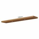 Prateleira MDF para Painel de TV com luzes LED e suporte invisível 1,50m TB184L Dalla Costa