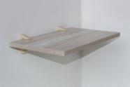 Prateleira MDF Reta c/ Suporte PEAD Mezzo Bianco 25x60 D-Core