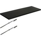 Prateleira Multiivisao Suporte Invisivel 25X 80 Preta Pbs-2580-Uv-Pr Prateleira Multiivisao Suporte Invisivel 25X 80 Preta Pbs-2580-Uv-Pr