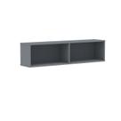 Prateleira Nicho 30cmx120cmx25cm Cinza Grafito Prateleira Nicho 30cmx120cmx25cm Cinza Grafito