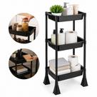 Prateleira organizadora 3 bandejas plástica modular 3 andares multiuso para banheiro cozinha lavanderia desmontável Prateleira organizadora 3 bandejas plástica modular 3 andares multiuso para banheiro cozinha lavanderia desmontável