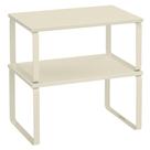 Prateleira Organizadora de Armários SONGMICS Kitchen Set 2 - Creme e Branco