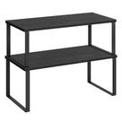 Prateleira Organizadora de Armários SONGMICS Kitchen Set 2 - Metal/Madeira de Engenharia