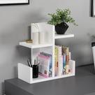 Prateleira Organizadora de Mesa em MDF 40x15cm para Livros e Enfeites Prateleira Organizadora de Mesa em MDF 40x15cm para Livros e Enfeites