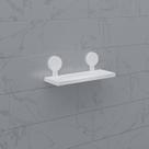 Prateleira para Banheiro com Adesivo 32,1cm Branco