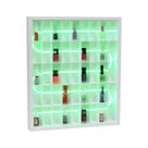 Prateleira para Esmaltes Roma Branco/LED Neon Verde