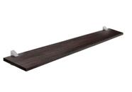Prateleira Prat-K Concept com Suporte 20x100cm Tabaco