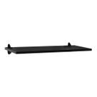 Prateleira Preta 18 mm 20 x 60 cm Com Suporte Bico Tucano - FP